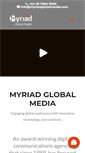 Mobile Screenshot of myriadglobalmedia.com